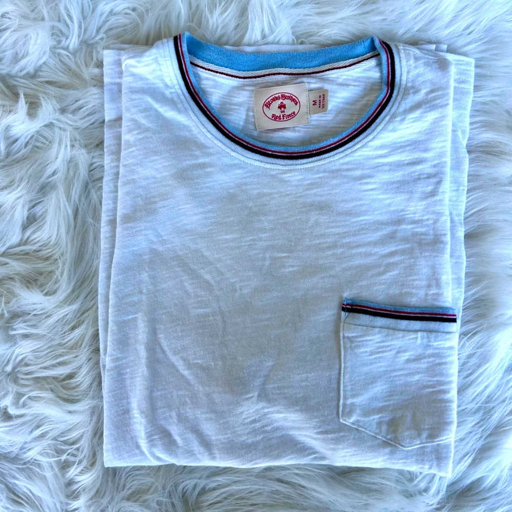 Brooks Brothers - Red Fleece: Pocket T Shirt (M)